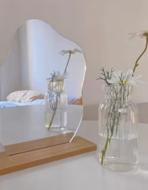 Nordic Desk Top Mirror | Home decor | Acrylic mirror | Minimalist