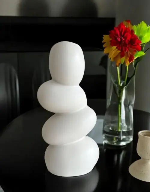 Ceramic Vase • Flower Vases • Decorative Home Accessories • Perfect for Living Room • Table Decor • Stylish House Decorations