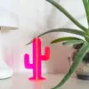 Laser Cut Neon Pink Acrylic Cactus, Great Gift, Modern Sculpture, Kids Room, Office Desk, Minimal Design - Image 2