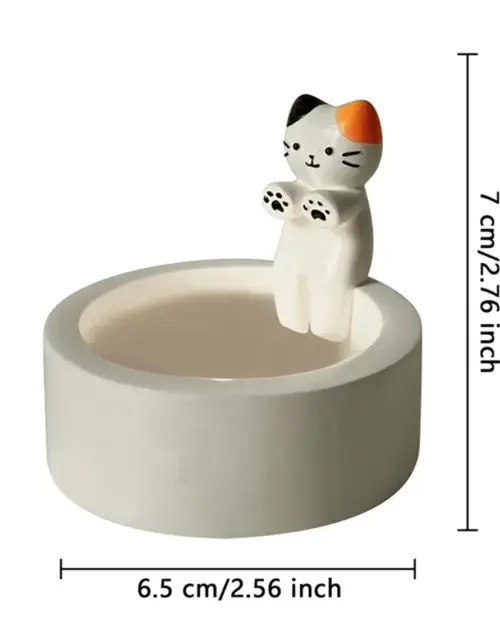 Cartoon Kitten Candle Holder Home Desktop Decorative