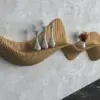 Parametric Wavy Wooden Wall Decor 56 / Shelf Design / Digital files for wood cutting machines - Image 3