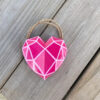 Heart Ornaments, Valentines Day Gift, Heart Gift, Valentines Day Party Favors, Heart Home Decor, Geometric Heart, Ornaments, Gift For Love