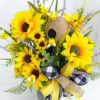 Sunflower Centerpiece Arrangement, Sunflower Porch Decor, Sunflower Floral Decor, Bumble Bee Centerpiece, Farmhouse Sunflower Home Decor - Image 2