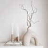 Nordic Style Ceramic Vase, Boho Decor, Unique Decor, Minimalist Decor, Ring Vase, Housewarming Gift, New Home - Image 3