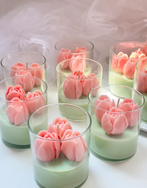 Floral Candle - Unique Bouquet Candle