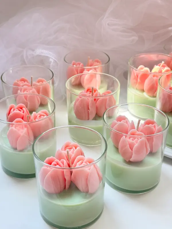 Floral Candle - Unique Bouquet Candle
