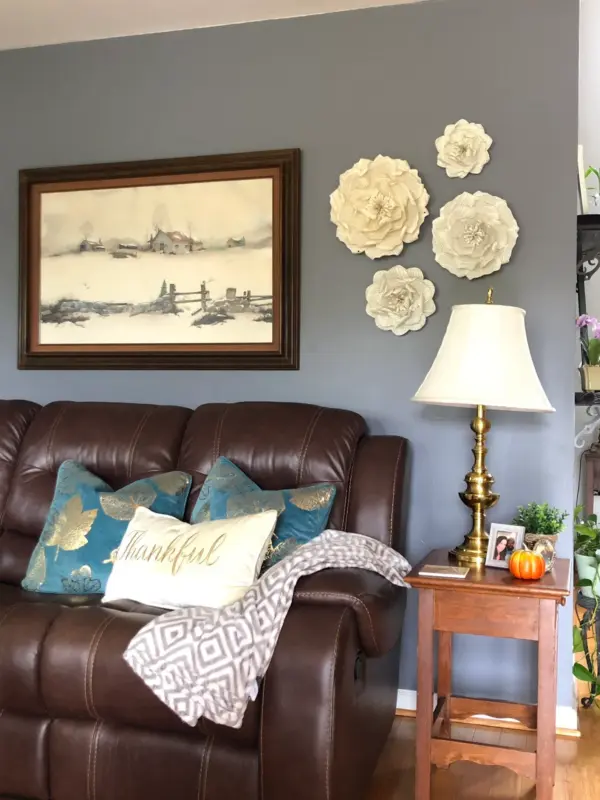 Large Book Paper Flowers Wall Decor - Image 2