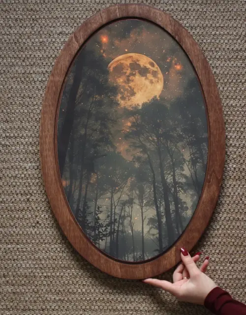Enchanting Full Moon Painting