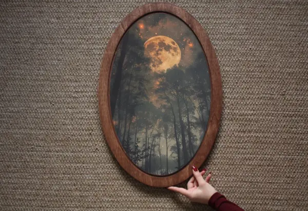 Enchanting Full Moon Painting